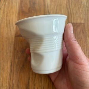 Revol France Porcelain Crumple Cups (6)